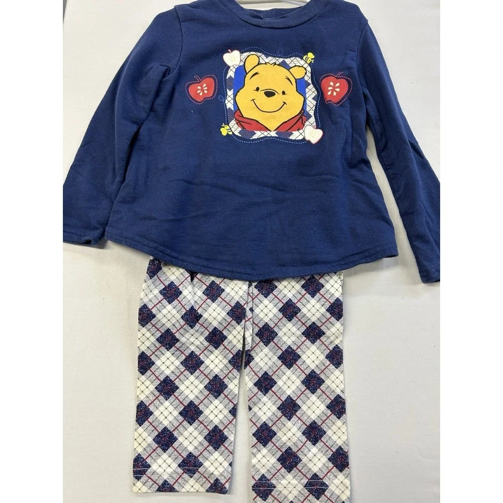 Vintage Winnie The Pooh 2 Pc Outfit Size 6